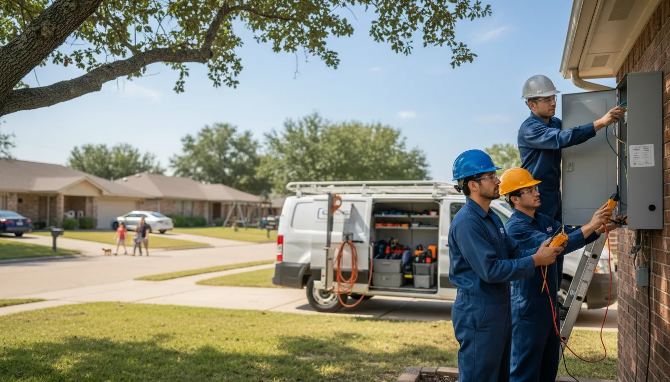 Certified electrician providing emergency electrical services in Plato, MO